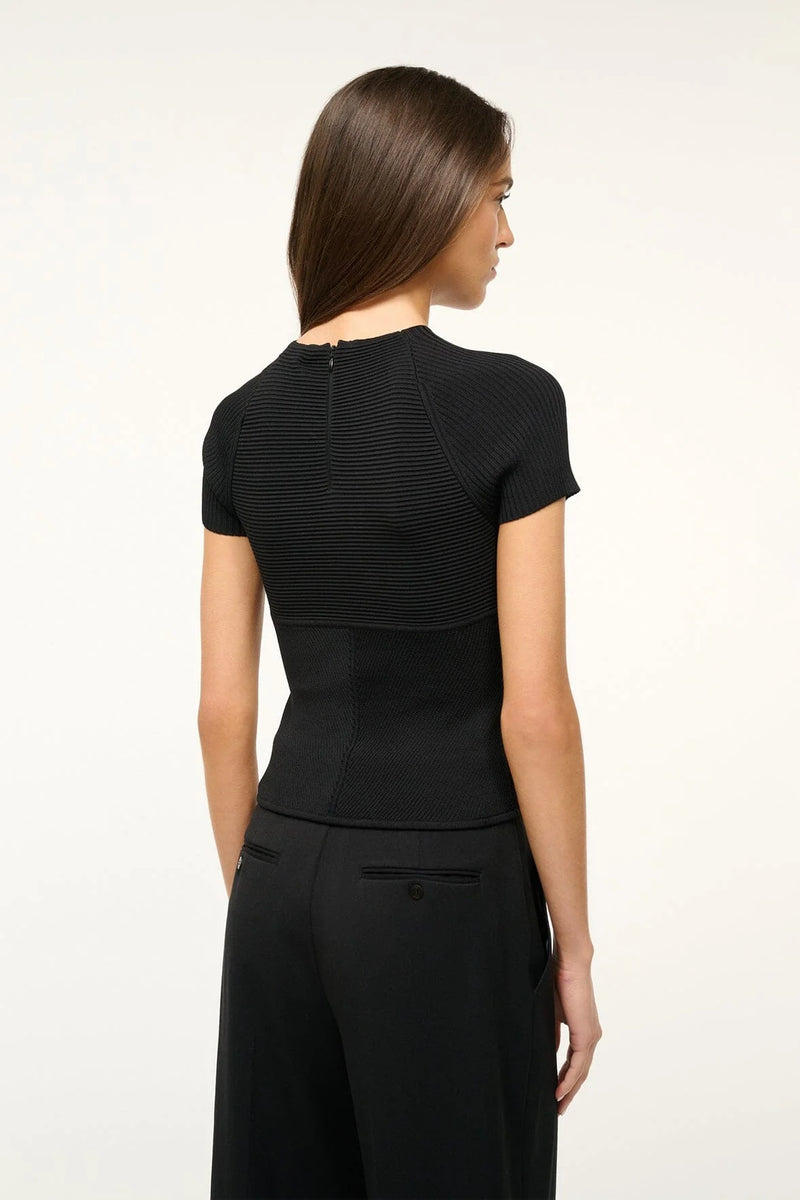 Staud Tigereye Top Black