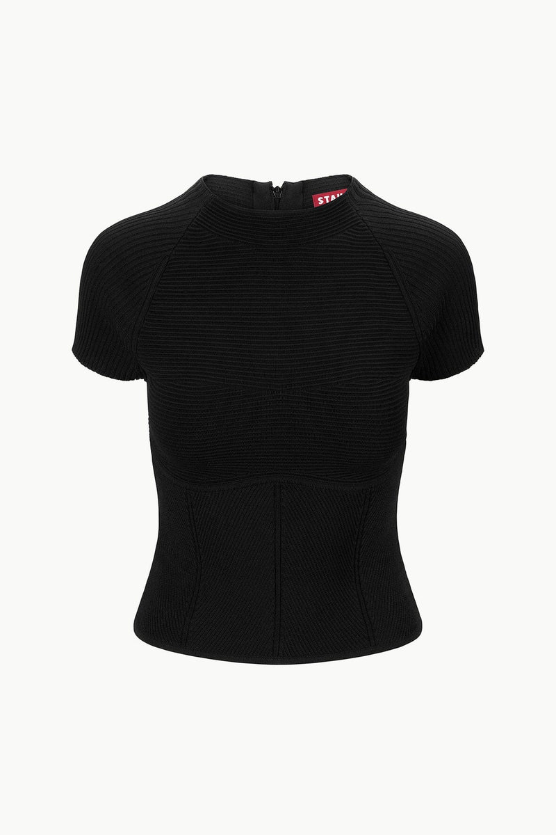 Staud Tigereye Top Black