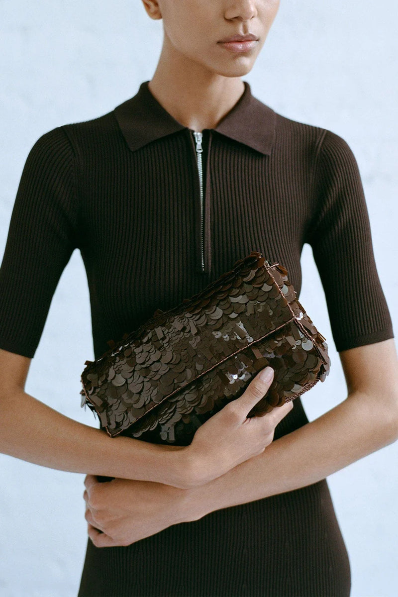 Staud Timmy Convertible Shoulder Bag Cacao