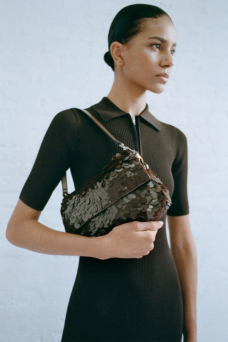 Staud Timmy Convertible Shoulder Bag Cacao