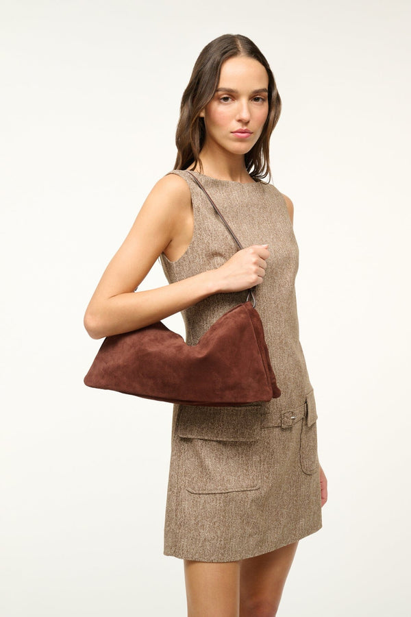 Staud Vivi Shoulder Bag Mahogany