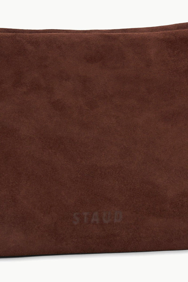 Staud Vivi Shoulder Bag Mahogany