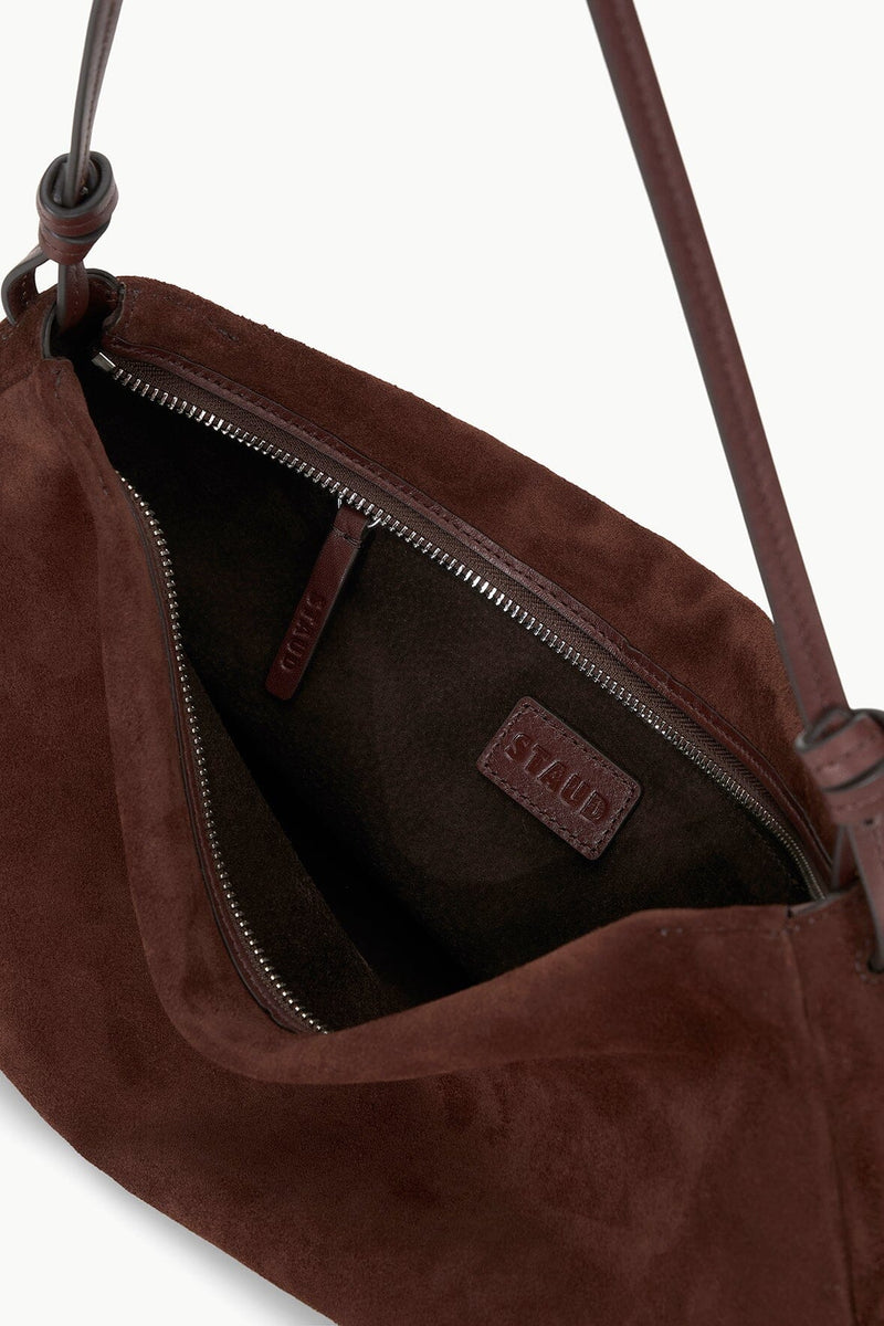 Staud Vivi Shoulder Bag Mahogany