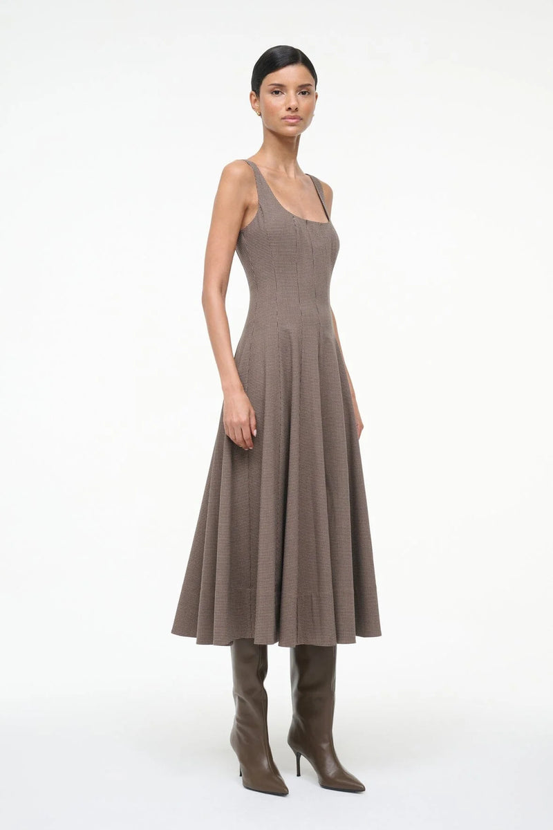 Staud  Wells Dress Houndstooth