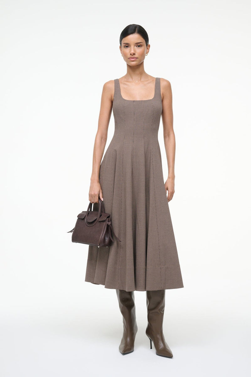 Staud  Wells Dress Houndstooth