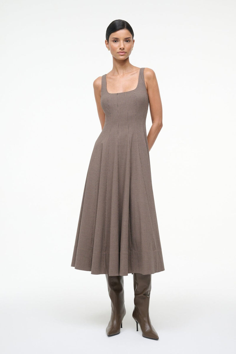 Staud  Wells Dress Houndstooth