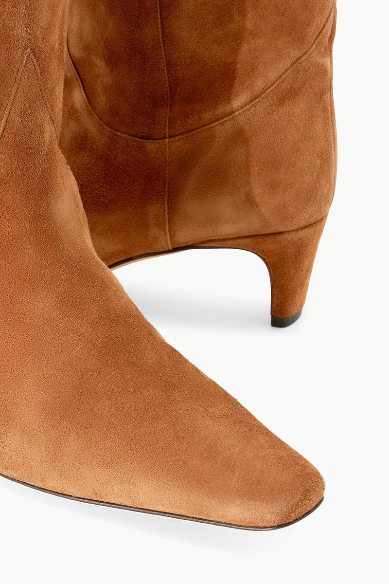 Staud Western Wally Ankle Boot Tan