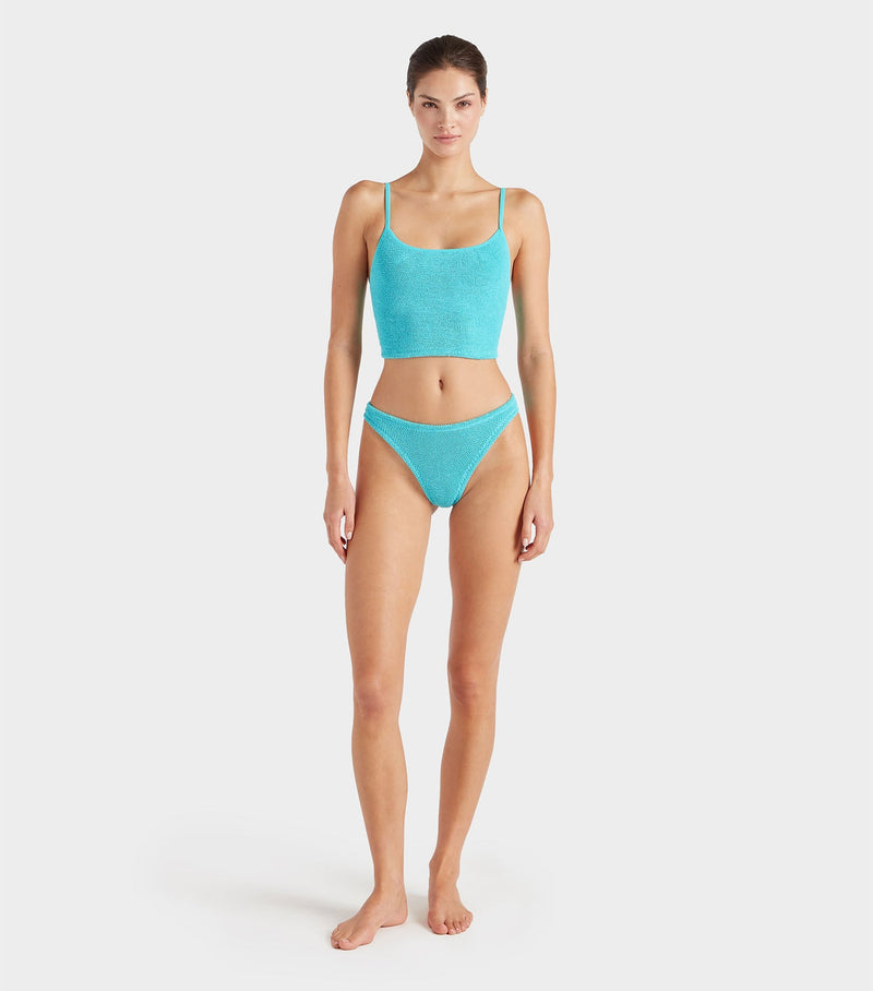 Hunza G Strap Bikini Aqua/Dtm