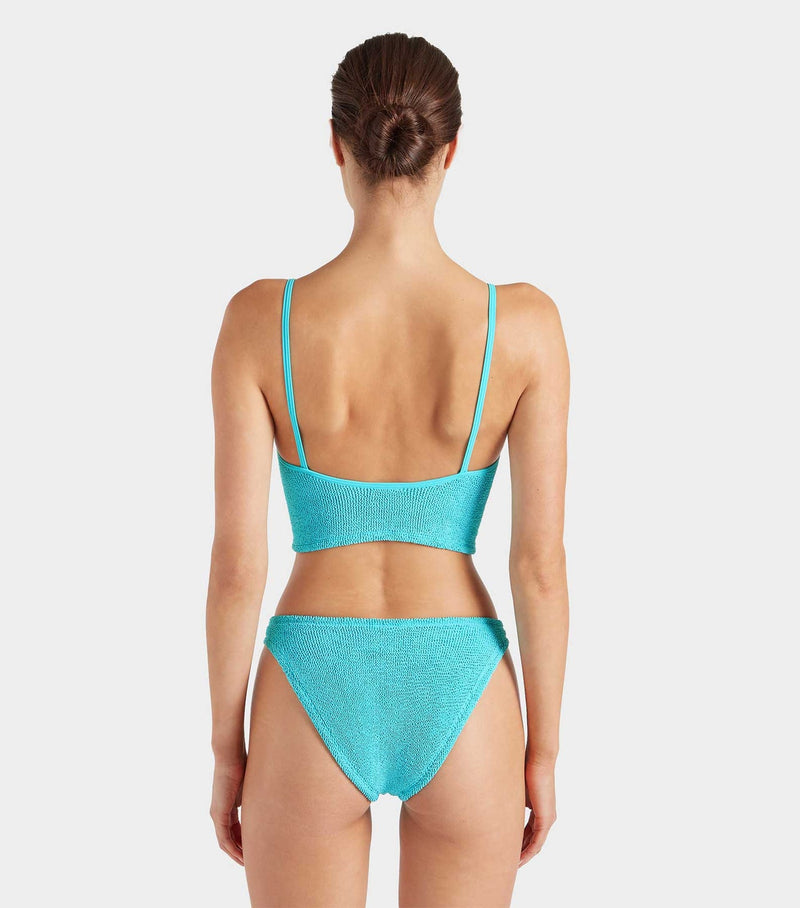 Hunza G Strap Bikini Aqua/Dtm