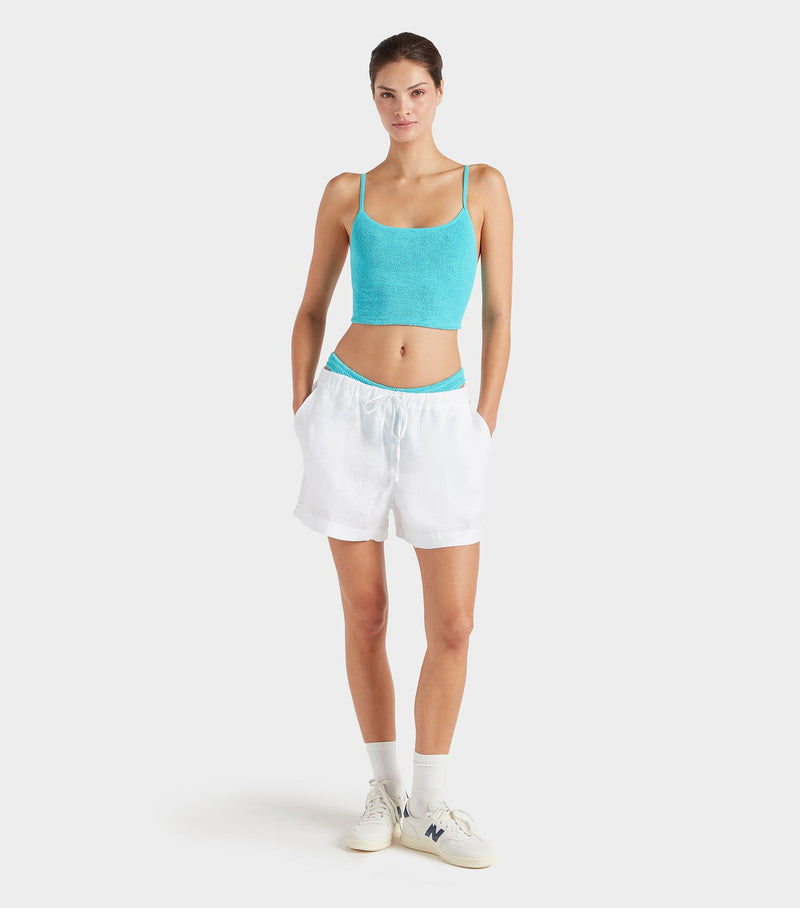 Hunza G Strap Bikini Aqua/Dtm