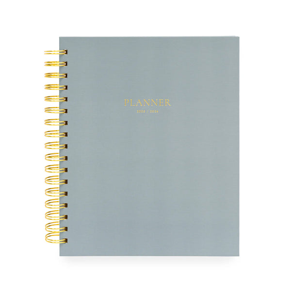 Sugar Paper 2025-2026 Dusty Blue SpiralAcademic Planner