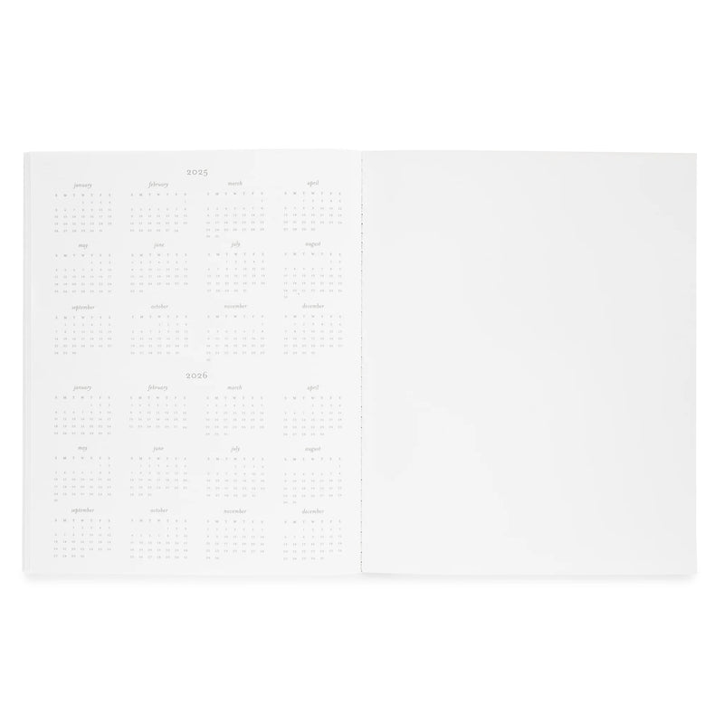 Sugar Paper 2025 Black Swiss Dot Monthly Planner