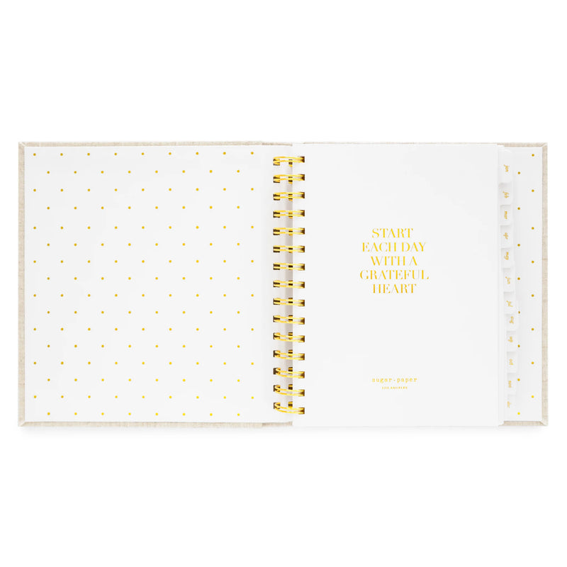 Sugar Paper 2025 Flax Flower Concealed Planner