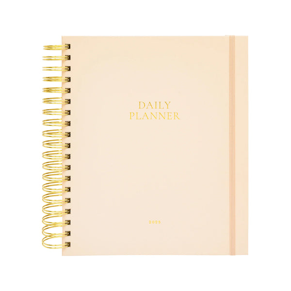 Sugar Paper 2025 Pale Pink Daily Spiral Planner