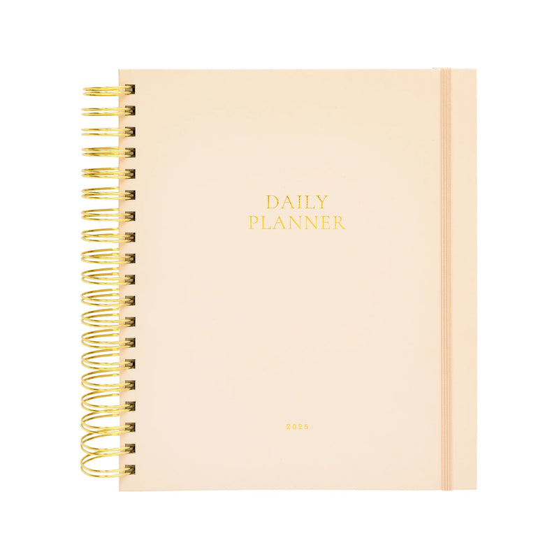 Sugar Paper 2025 Pale Pink Daily Spiral Planner