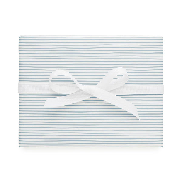 Sugar Paper Blue Painted Stripe, Gift Wrap Roll