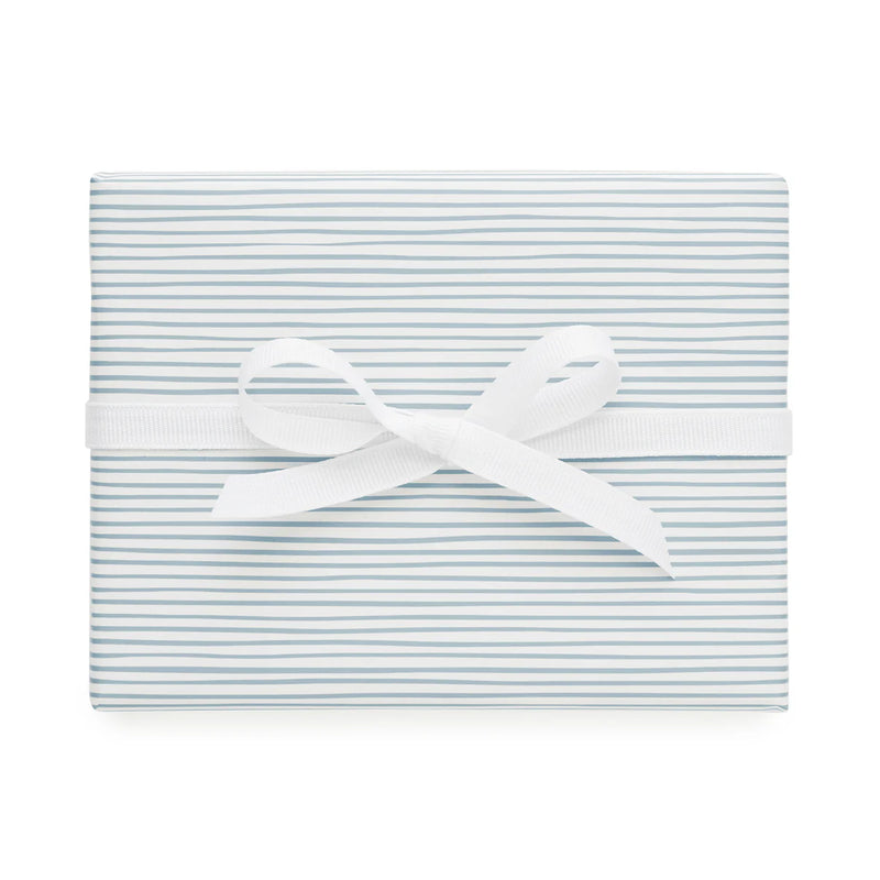 Sugar Paper Blue Painted Stripe, Gift Wrap Roll