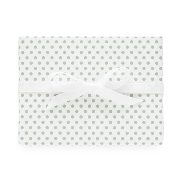 Sugar Paper Gift Wrap Rolls, Green Dot
