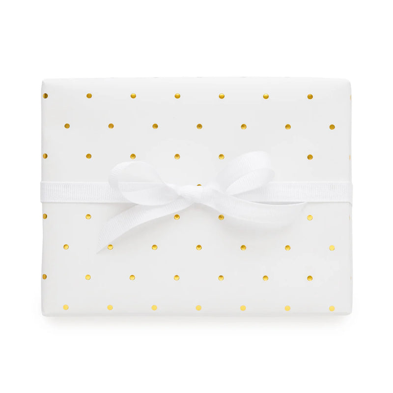 Sugar Paper Gold Swiss Dot, Gift Wrap Roll