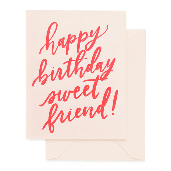 Sugar Paper Happy Birthday Sweet Friend