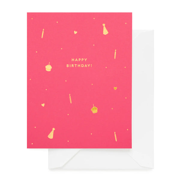Sugar Paper Hot Pink Happy Birthday