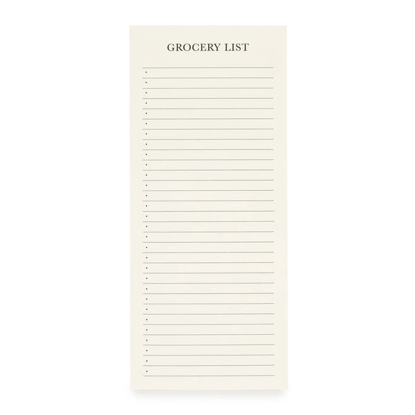 Sugar Paper Magnetic Notepad, Grocery List