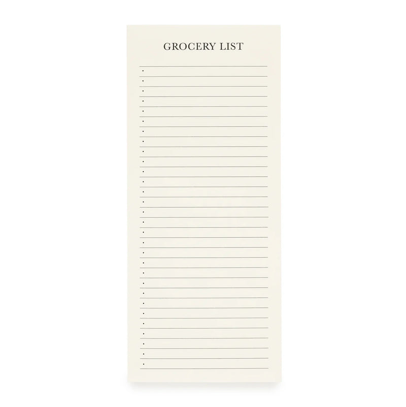 Sugar Paper Magnetic Notepad, Grocery List