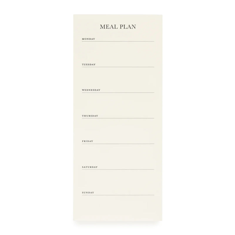 Sugar Paper Magnetic Notepad, Meal Plan