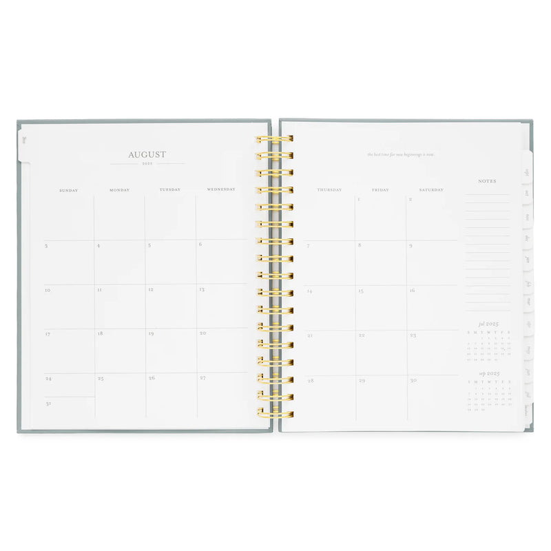 Sugar Paper 2025-2026 Dusty Blue SpiralAcademic Planner
