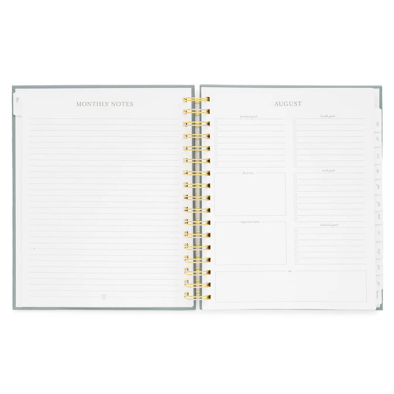 Sugar Paper 2025-2026 Dusty Blue SpiralAcademic Planner