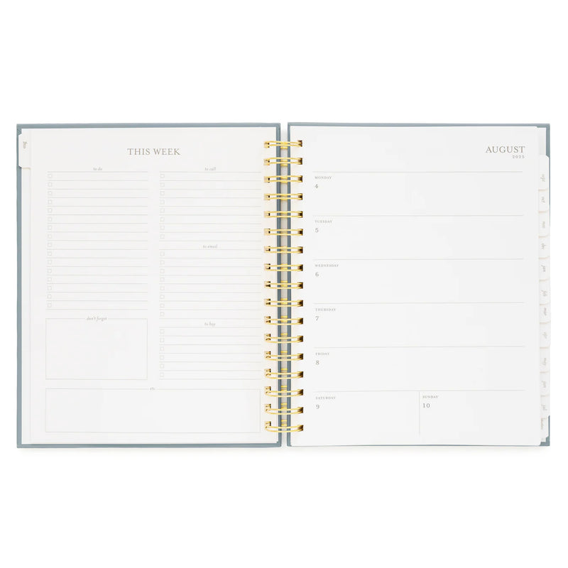 Sugar Paper 2025-2026 Dusty Blue SpiralAcademic Planner