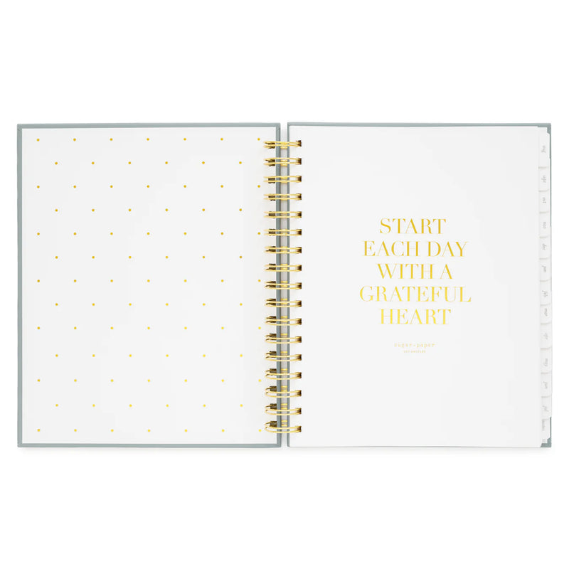 Sugar Paper 2025-2026 Dusty Blue SpiralAcademic Planner