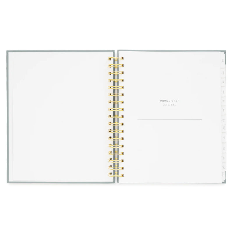Sugar Paper 2025-2026 Dusty Blue SpiralAcademic Planner