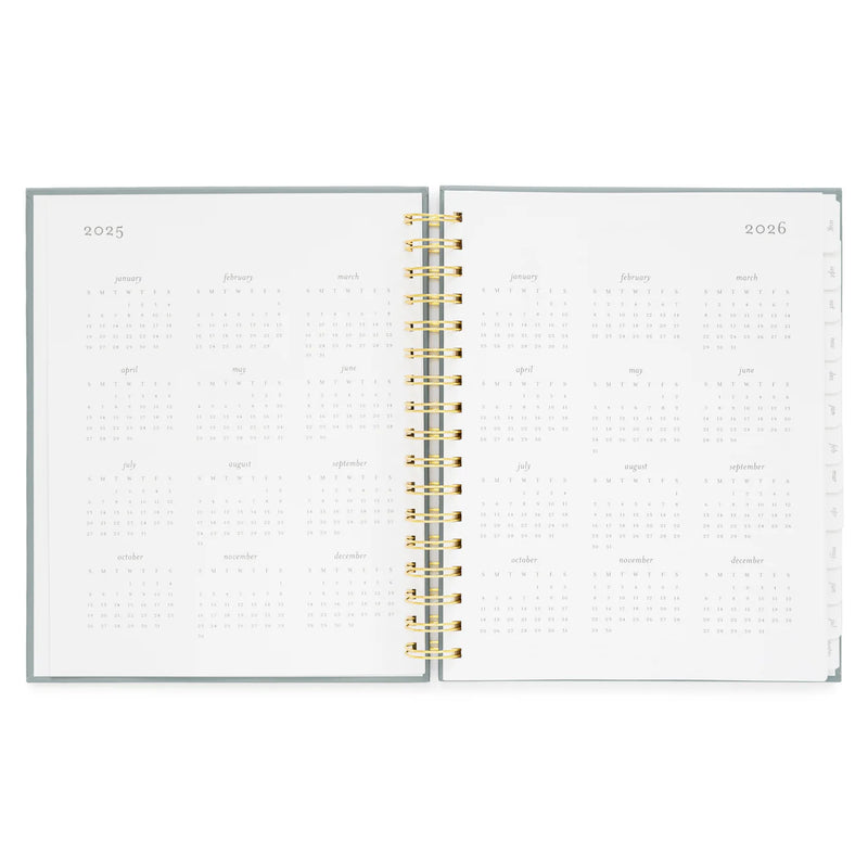 Sugar Paper 2025-2026 Dusty Blue SpiralAcademic Planner