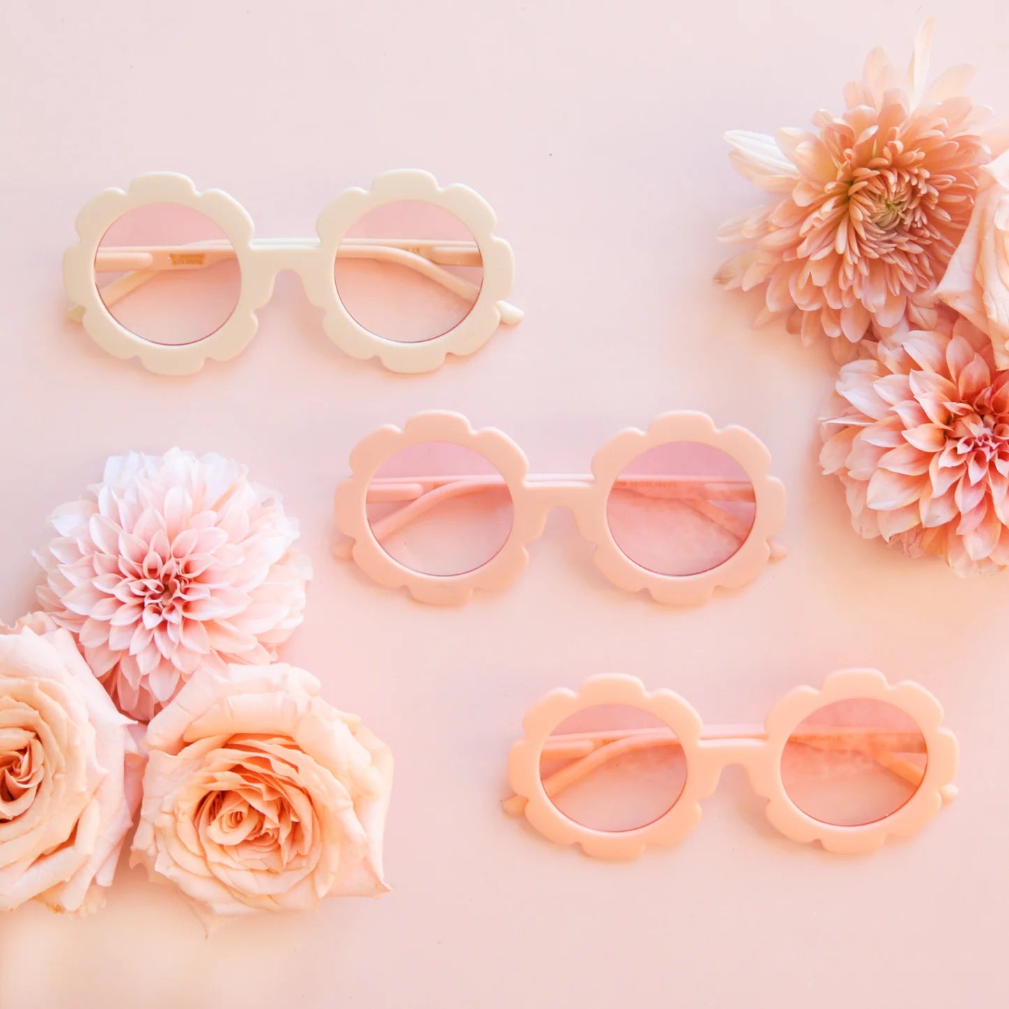 Sunshine Studios Kids Flower Sunglasses Apricot