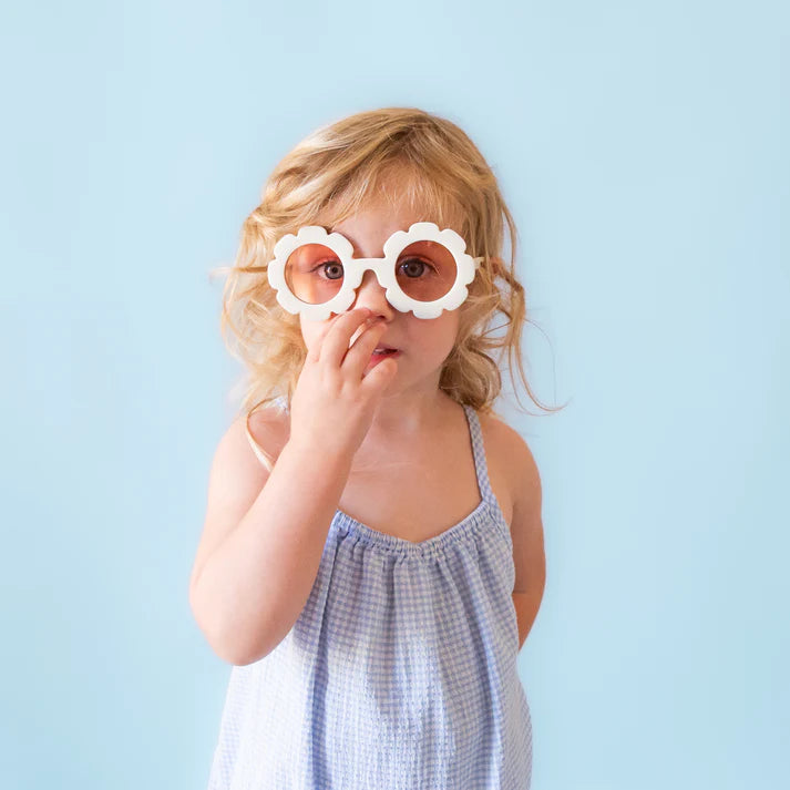 Sunshine Studios Kids Flower Sunglasses Ivory
