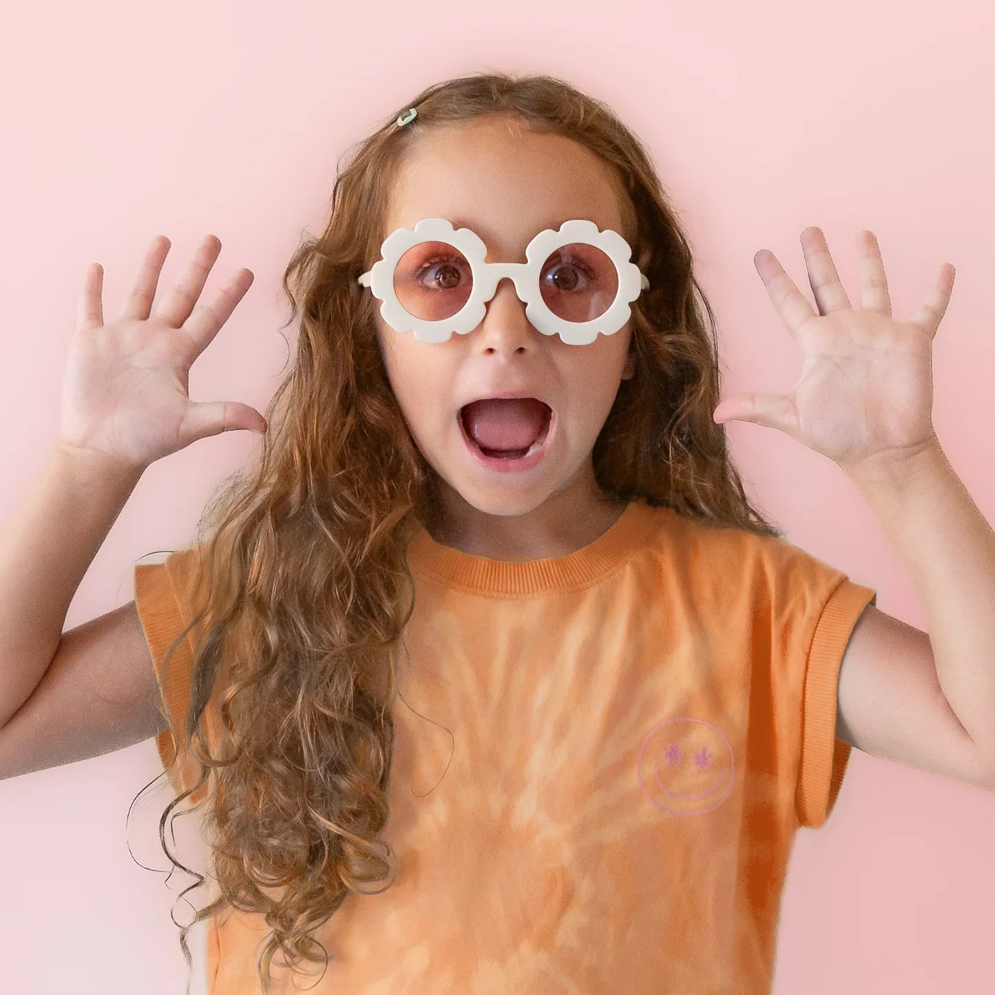 Sunshine Studios Kids Flower Sunglasses Ivory