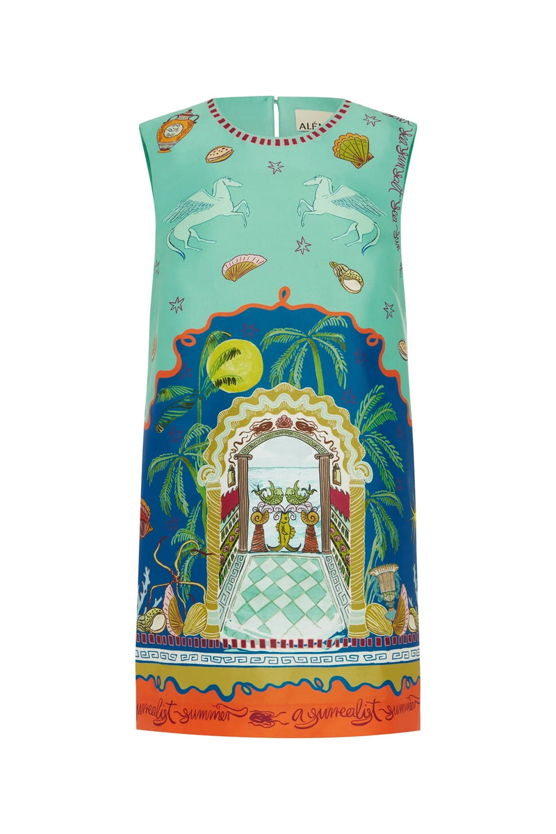 Alemais Surrealist Summer Mini Dress
