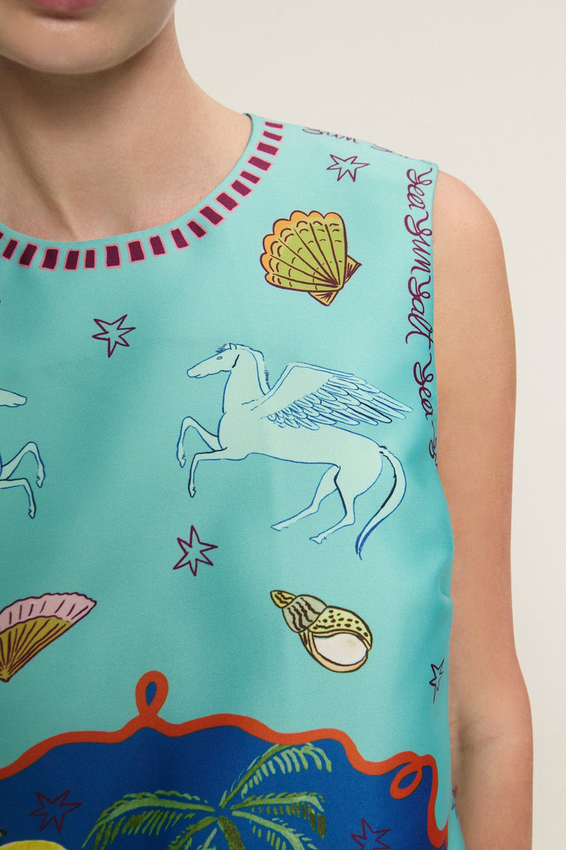 Alemais Surrealist Summer Mini Dress