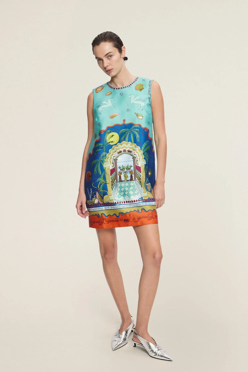 Alemais Surrealist Summer Mini Dress