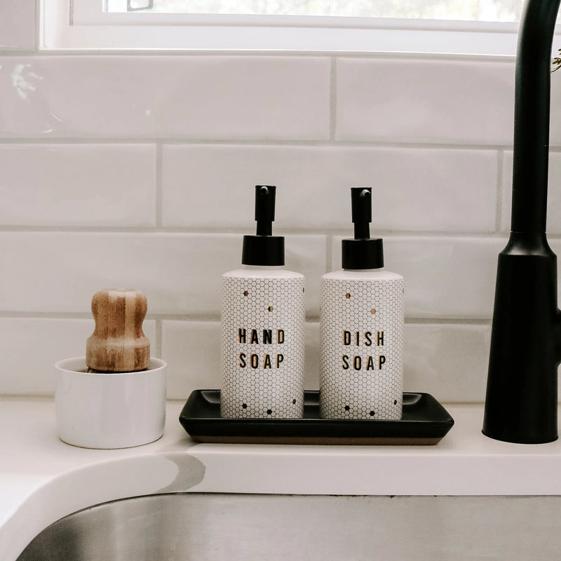 Sweet Water Decor 8.5oz Tile Dish Soap Dispenser
