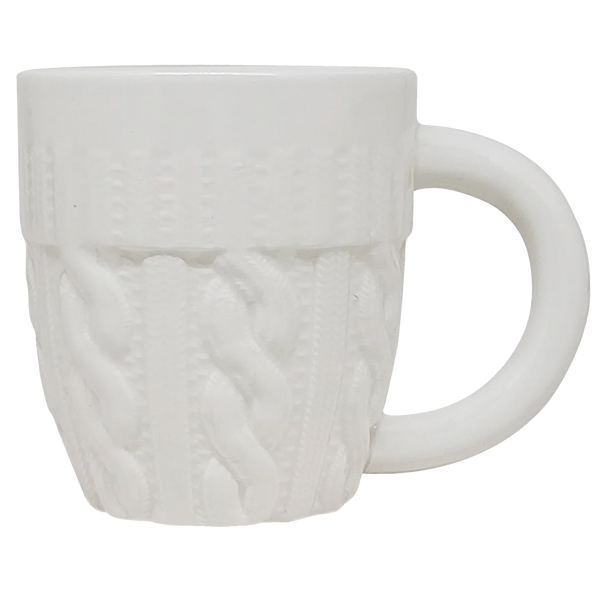 Sweet Water Decor Cream Sweater 18oz. Figurine Coffee Mug