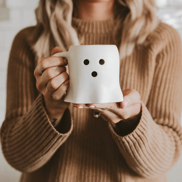 Sweet Water Decor Ghost Face 12oz. Figurine Coffee Mug