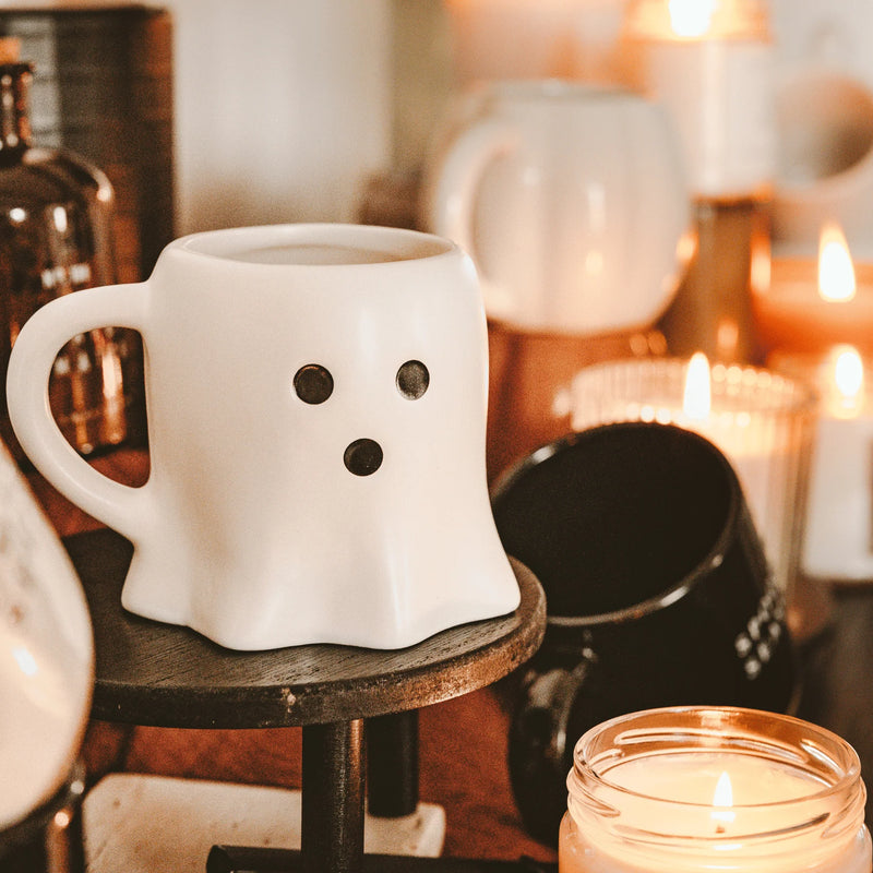 Sweet Water Decor Ghost Face 12oz. Figurine Coffee Mug