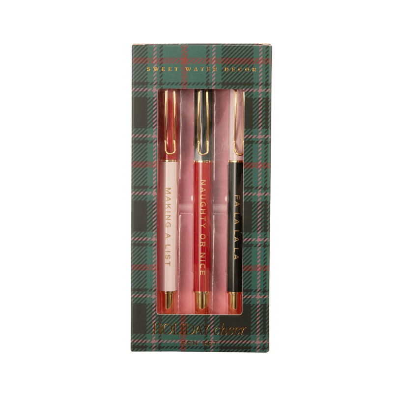 Sweet Water Decor Holiday Cheer Pen Set