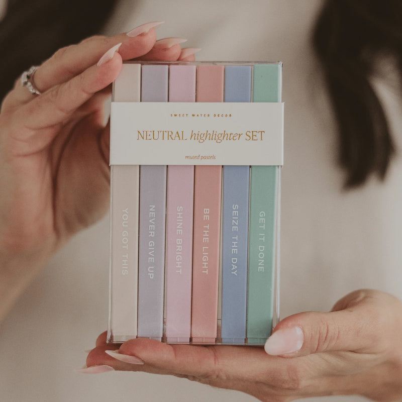 Sweet Water Decor Neutral Highlighters Set