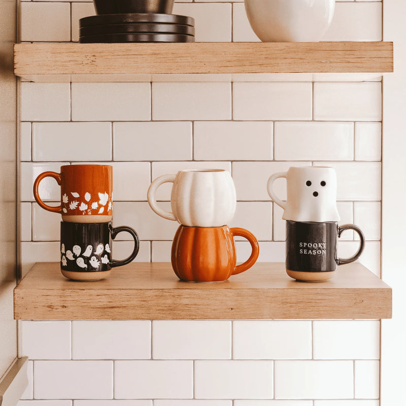 Sweet Water Decor Orange Pumpkin 19oz. Figurine Coffee Mug