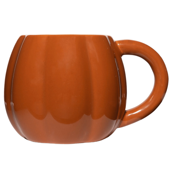 Sweet Water Decor Orange Pumpkin 19oz. Figurine Coffee Mug