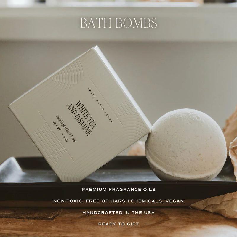 Sweet Water Decor White Tea and Jasmine 4.6 oz Bath Bomb