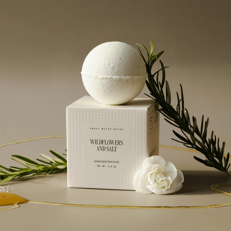 Sweet Water Decor Wildflowers and Salt 4.6 oz Bath Bomb